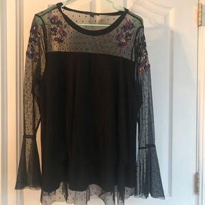 Lane Bryant Mesh Shirt